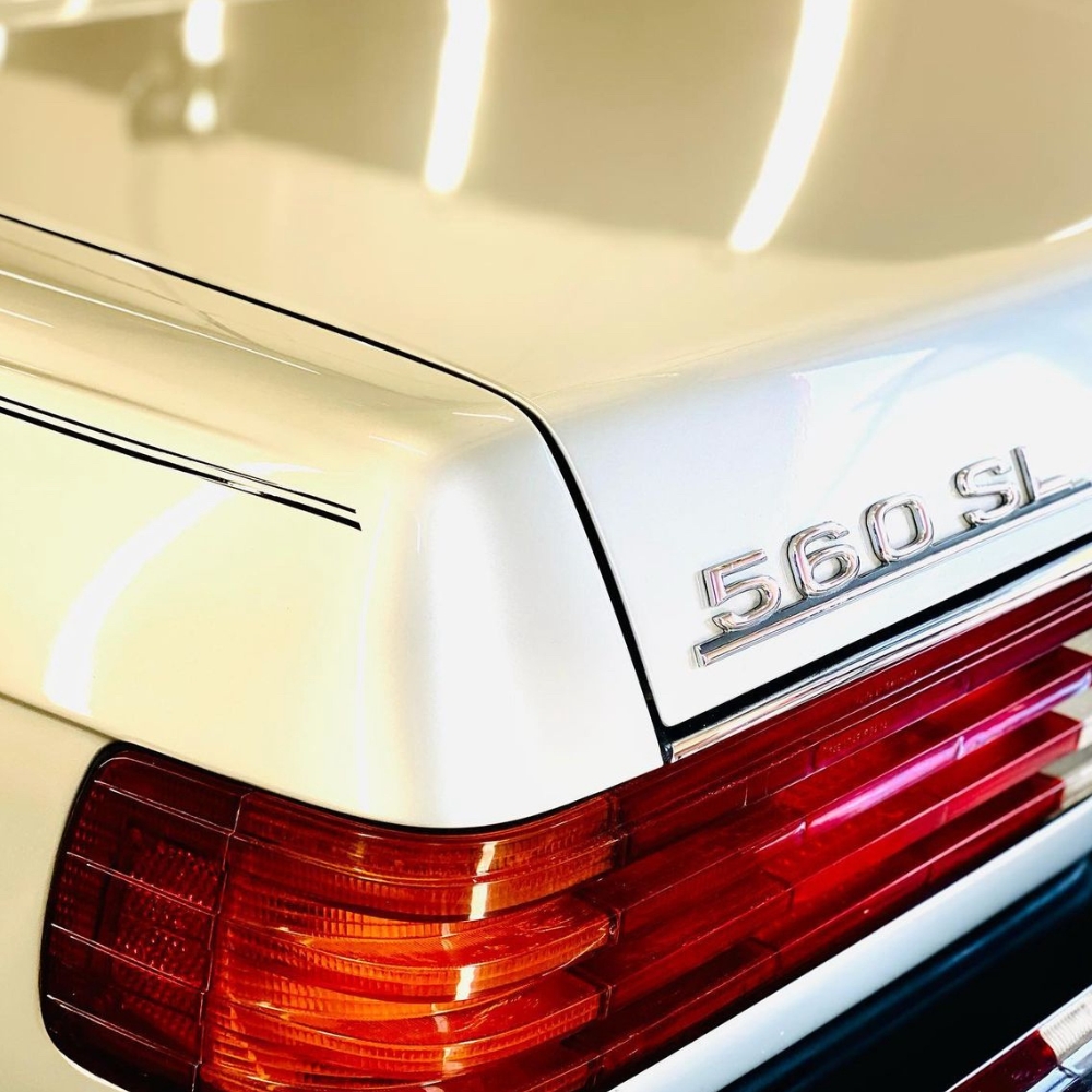 mercedes 560SL Lackaufbereitung